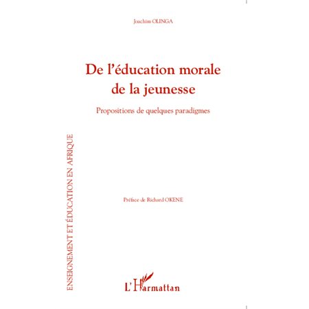 De l'éducation morale de la jeunesse