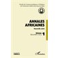 Annales africaines vol 1 décembre 2014