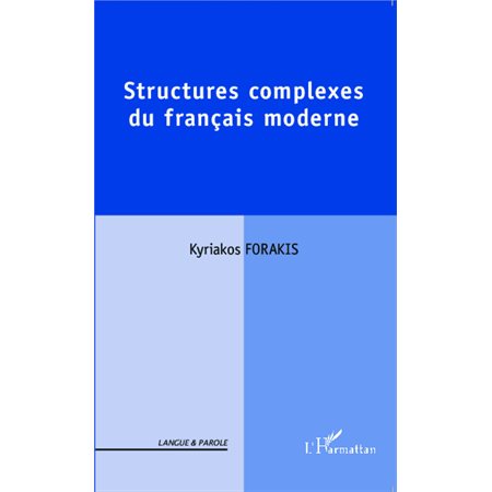 Structures complexes du français moderne