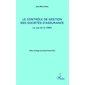 Le contrôle de gestion des sociétés d'assurance