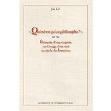 Qu'est-ce qu'un philosophe?