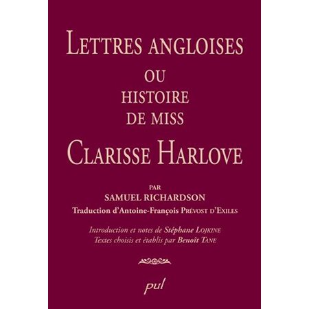 Lettres angloises ou l'histoire de Miss Clarisse Harlove