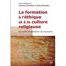 La formation à l'éthique et à la culture religieuse