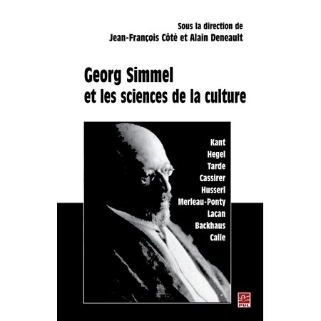 Georg Simmel et les sciences de culture