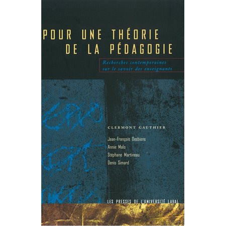 Pour une théorie de la pédagogie