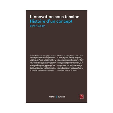 L'innovation sous tension : Histoire d'un concept