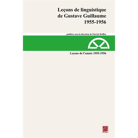 Leçons de linguistique de Gustave Guillaume 1955-1956 23