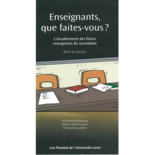 Enseignants que faites vous?